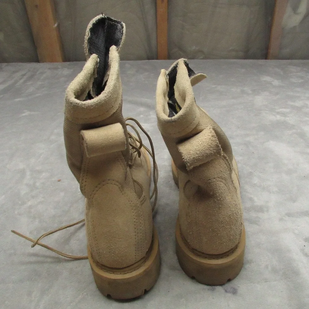 Rocky Combat Boots Mens 5.5 R Tan‎ Suede Gore-Tex Military Tactical Outdoor 790G
